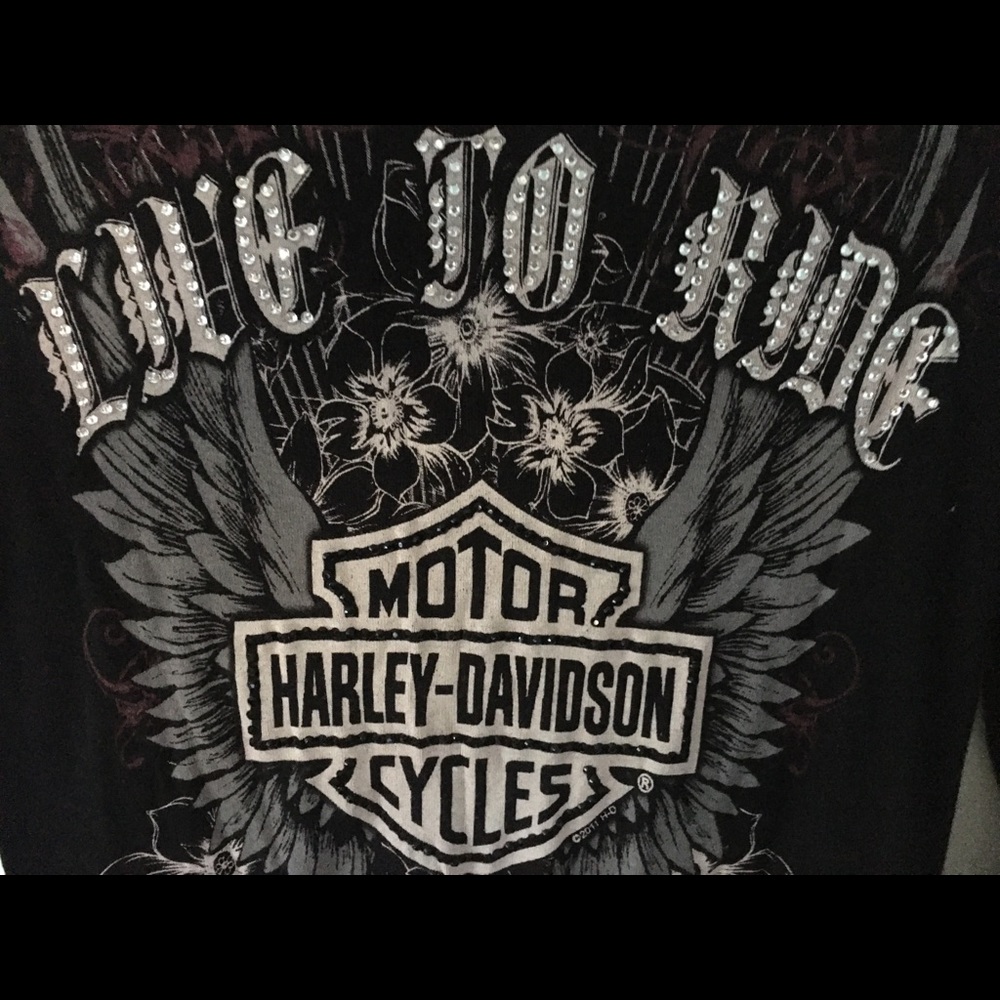 COPY - Harley Davidson longsleeve V-neck shirt